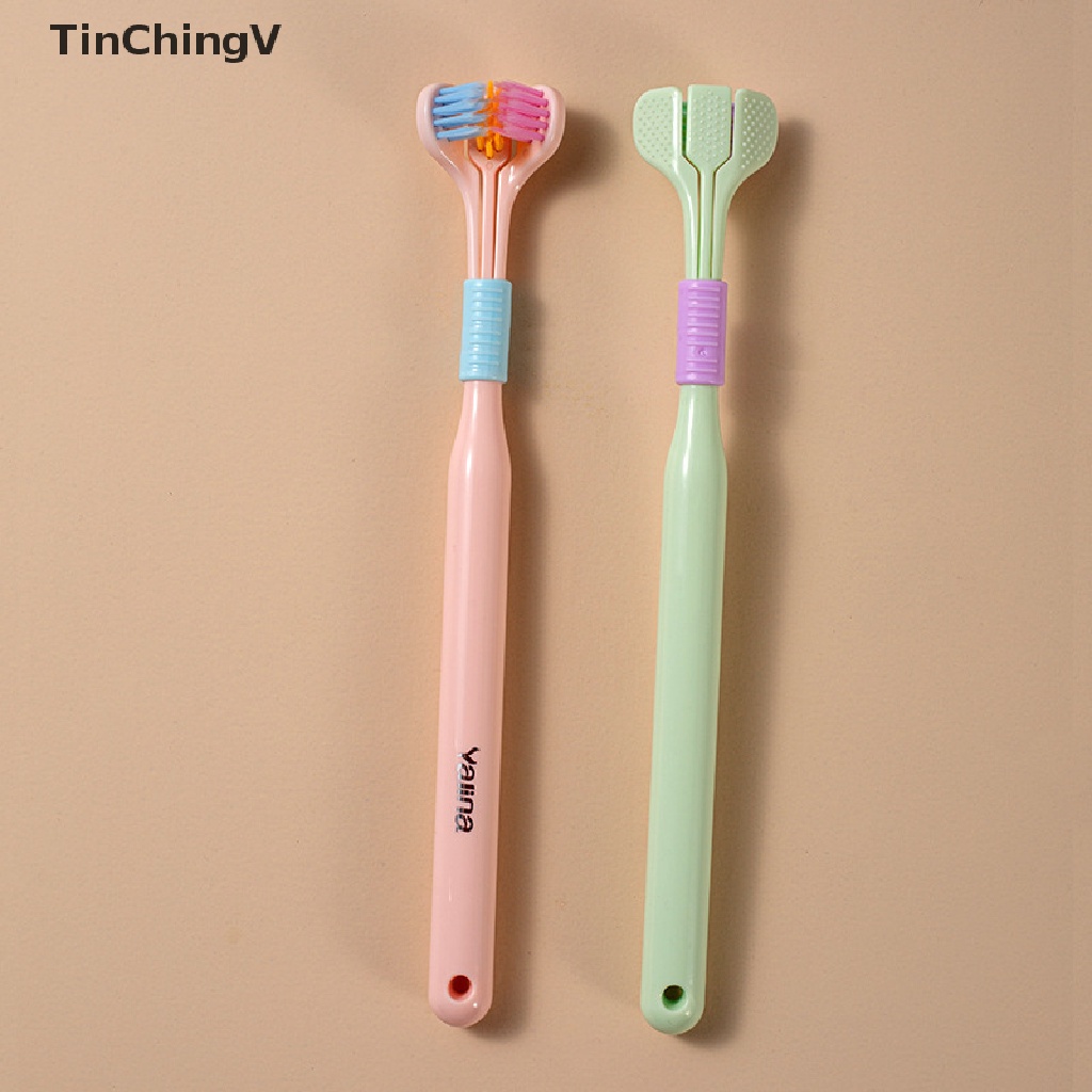 Bàn Chải Đánh Răng Lông Siêu Mềm Ba Mặt Dành Cho Người Lớn