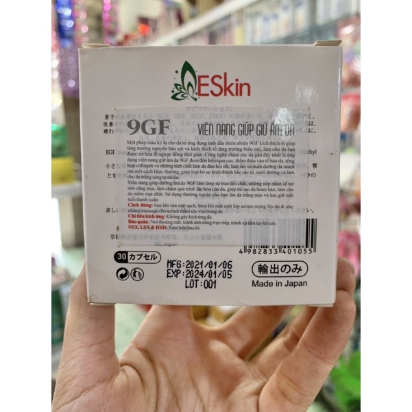 lẻ 1 viên vitamin collagen Eskin giúp giữ ẩm da loại tốt từ Nhật Bản