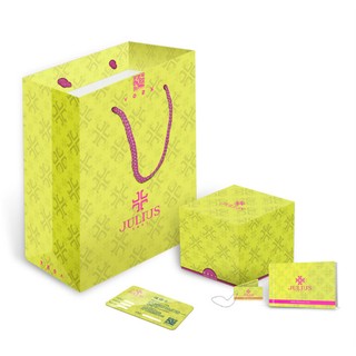 ĐỒNG HỒ NỮ JULIUS JA956 DÂY DA (MẶT XANH)