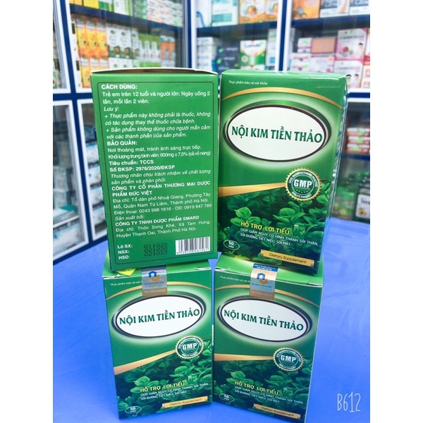 Viên uống Nội Kim Tiền Thảo giúp lợi tiểu, giảm nguy cơ hình thành sỏi
