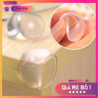 Bịt cạnh bàn silicon trong suốt bảo vệ an toàn gia đình.