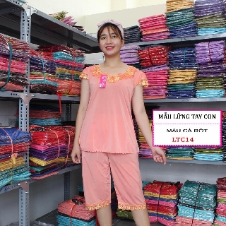 Đồ bộ nữ mặc nhà thun lạnh🔥siêu co giãn