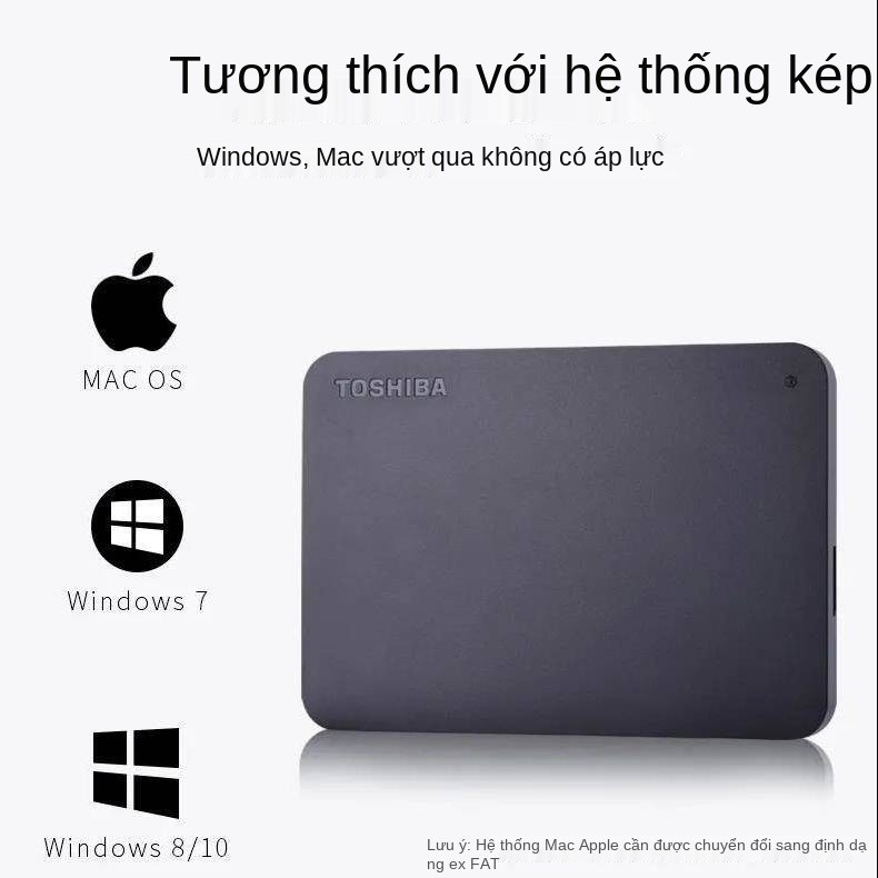 Toshiba A3 Đĩa cứng di động 2TB Mới Black B3 Máy tính xách tay Máy tính để bàn Máy tính cứng ngoài ổ cứng 2TB Tốc độ cao | BigBuy360 - bigbuy360.vn