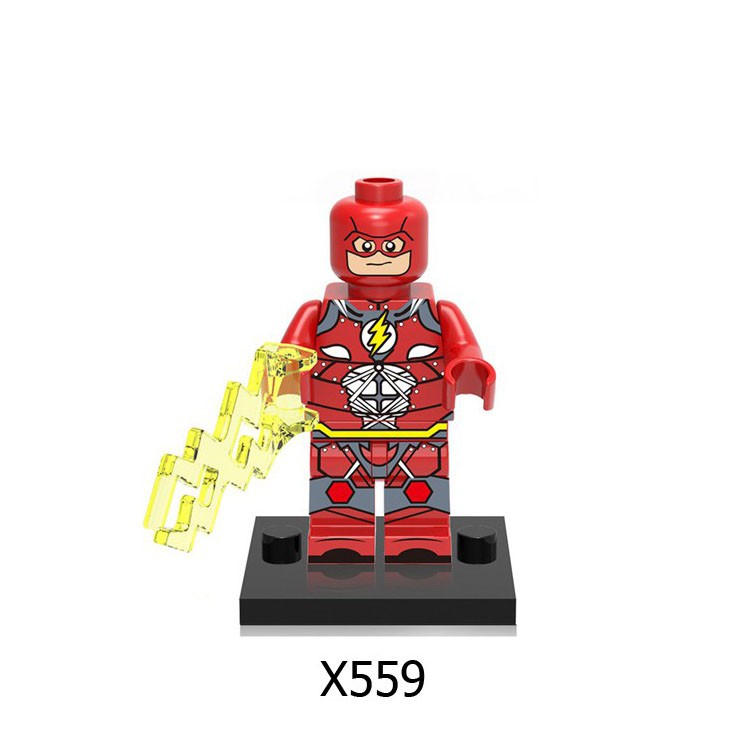 Xếp Hình Minifigures Siêu Anh Hùng Tia Chớp The Flash - Đồ Chơi Lắp Ráp non-lego X559 X669 X016 PG257 [B1]