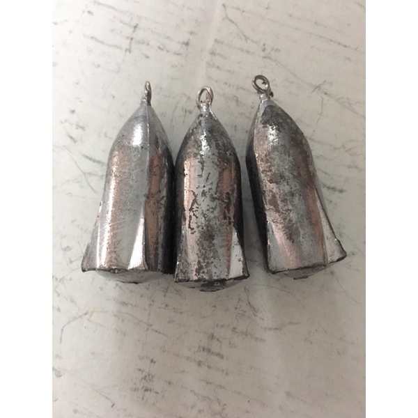 3 viên)CHÌ CÂU CÁ móc HỎA TIỄN 30G -50G -75G-100G.