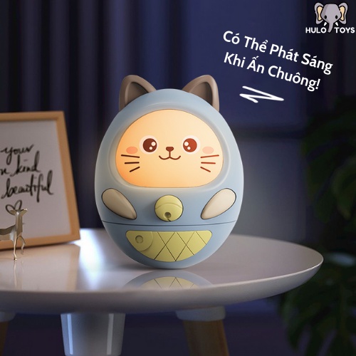 Đồ Chơi Lật Đật Mèo Con Dễ Thương Phát Nhạc Cho Bé Yêu Hulo Toys - Hỗ Trợ Tư Duy, Giải Trí Cho Bé Từ 3 Tuổi