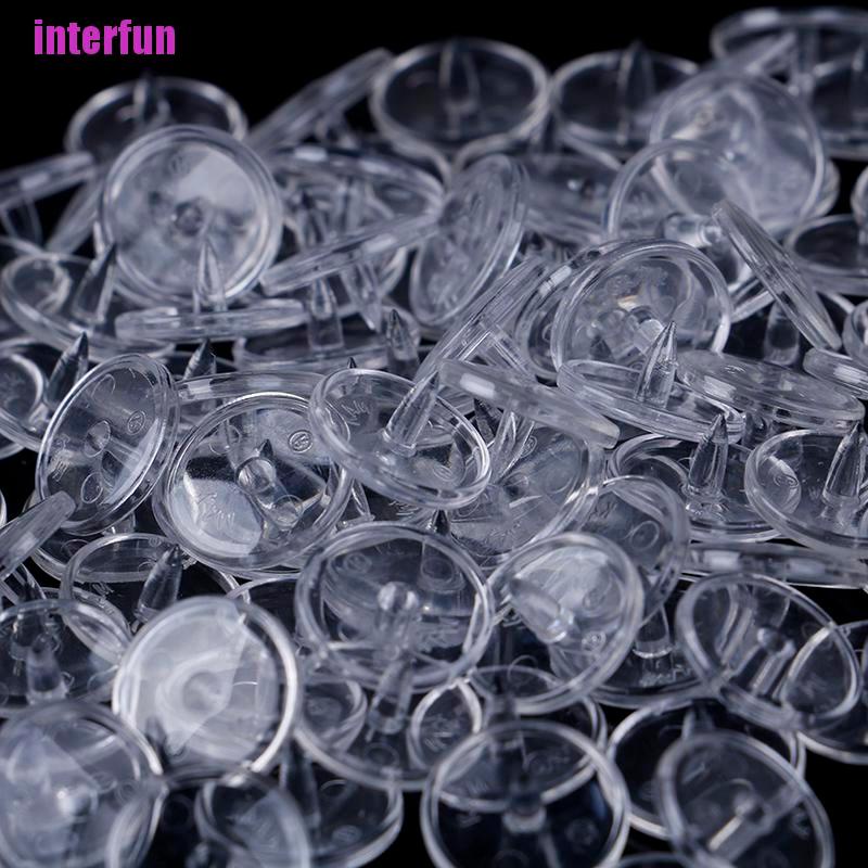 Bộ 50 Miếng Nhựa Trong Suốt KAM T5 12mm Tiện Lợi