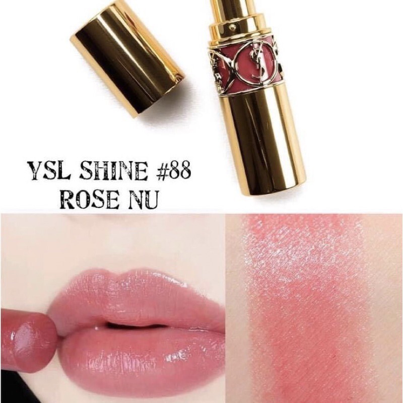 Chính Hãng 100%] Son Ysl Rouge Volupte Shine 88 | Shopee Việt Nam