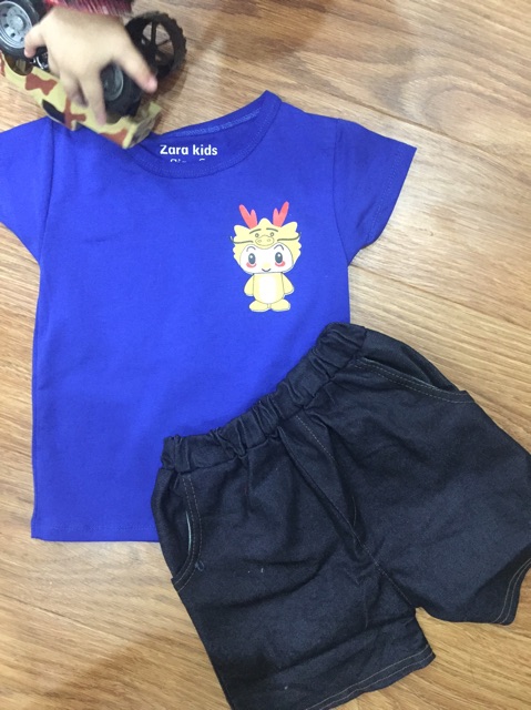 Quần ngố jean cho bé