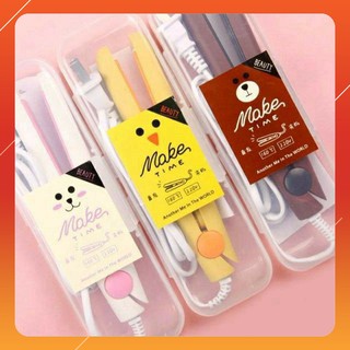 Máy uốn duỗi tóc mini 2in1 Kemier hình trái cây