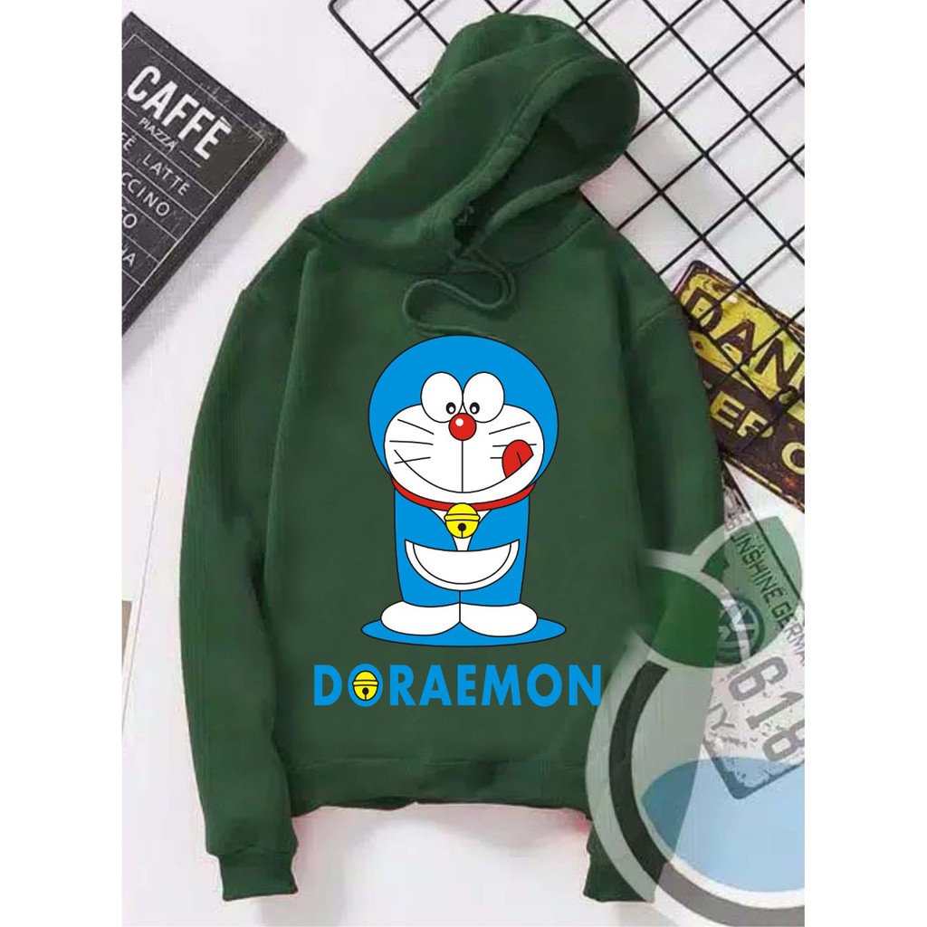 Doraemon Áo Hoodie In Hình Doremon Xinh Xắn Cho Nữ