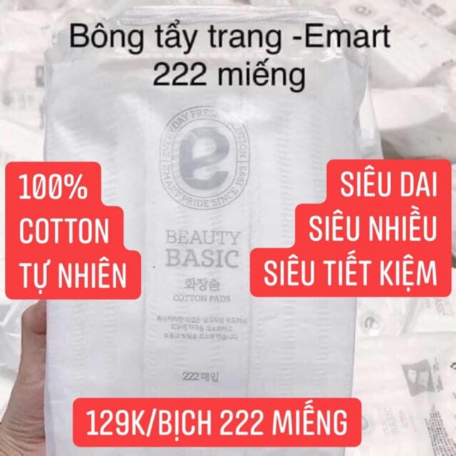 BÔNG TẨY TRANG EMART BEAUTY BASIC