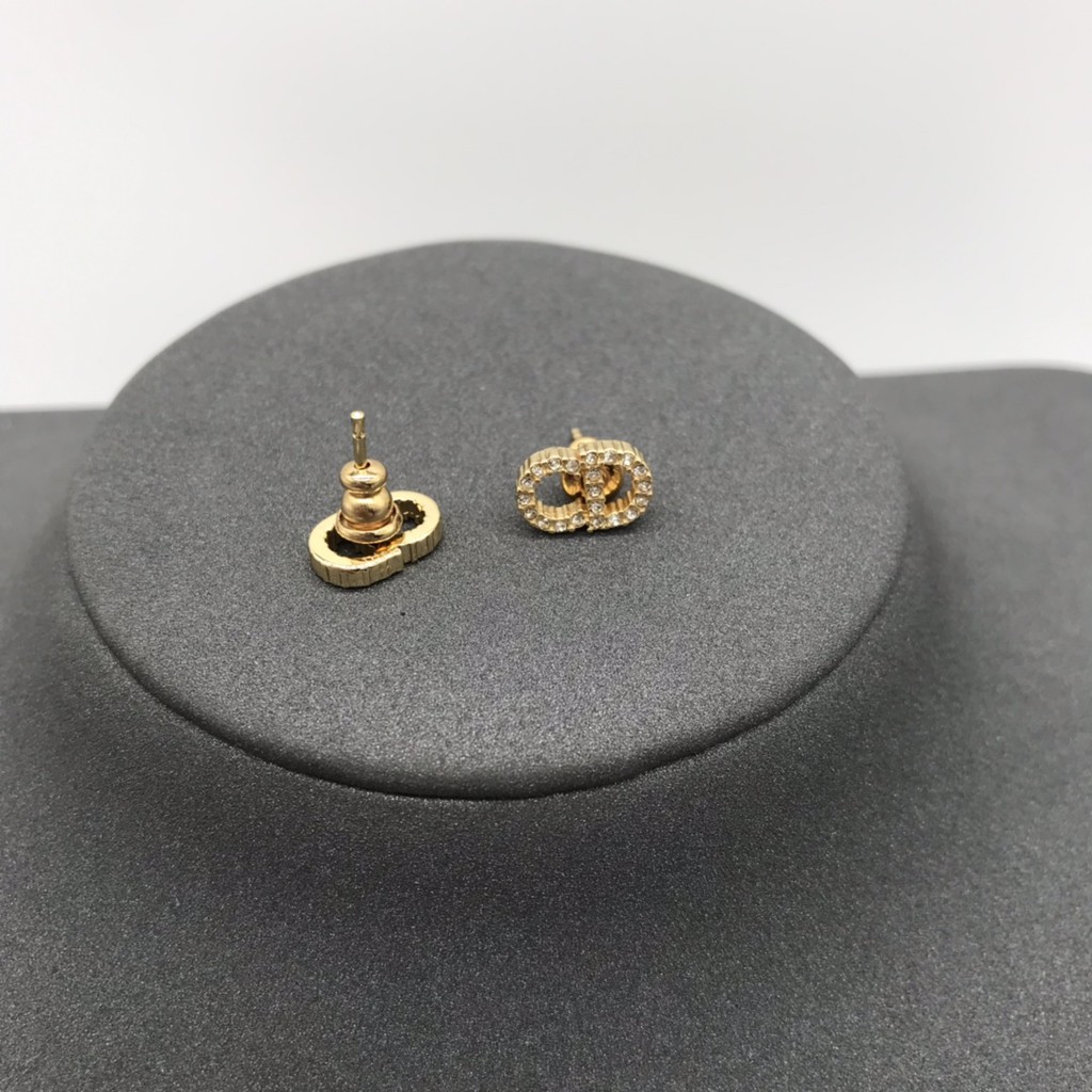 Dior Bộ Trang Sức Hợp Kim Đính Đá Sang Trọng Cho Nữ