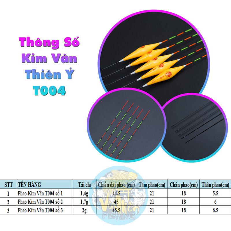 Phao Câu Đài Nano Chất Lượng Cao KIM VÂN THIÊN Ý  - Vũ Môn Fishing