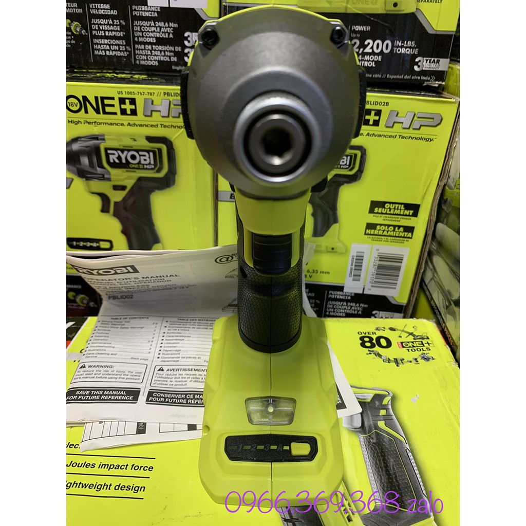 Máy bắn vít RYOBI 18V HP ONE+ - PBLID02B