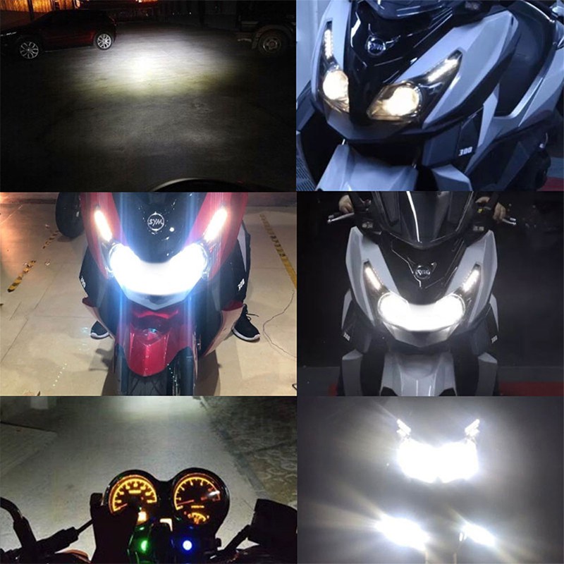 1 Đèn Pha Led H4 40W CSP 6500 Chuyên Dụng Cho Xe Hơi/Xe Máy