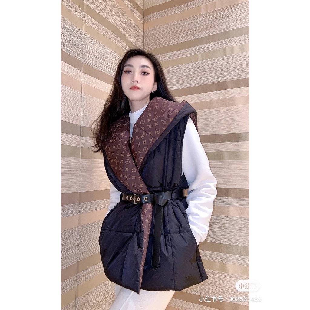 Áo khoác nữ thời trang cao cấp Louis Vuitton LV thiết kế thời thượng, màu sắc cổ điển, trang nhã