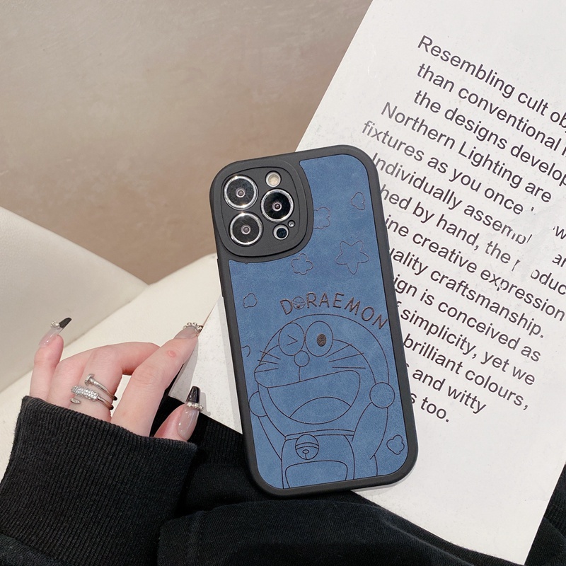 Ốp Điện Thoại Mềm Hình Doraemon Cho iPhone 13 Pro Max 13 Mini iPhone 12 11 Pro Max XS Max XR X 12Mini