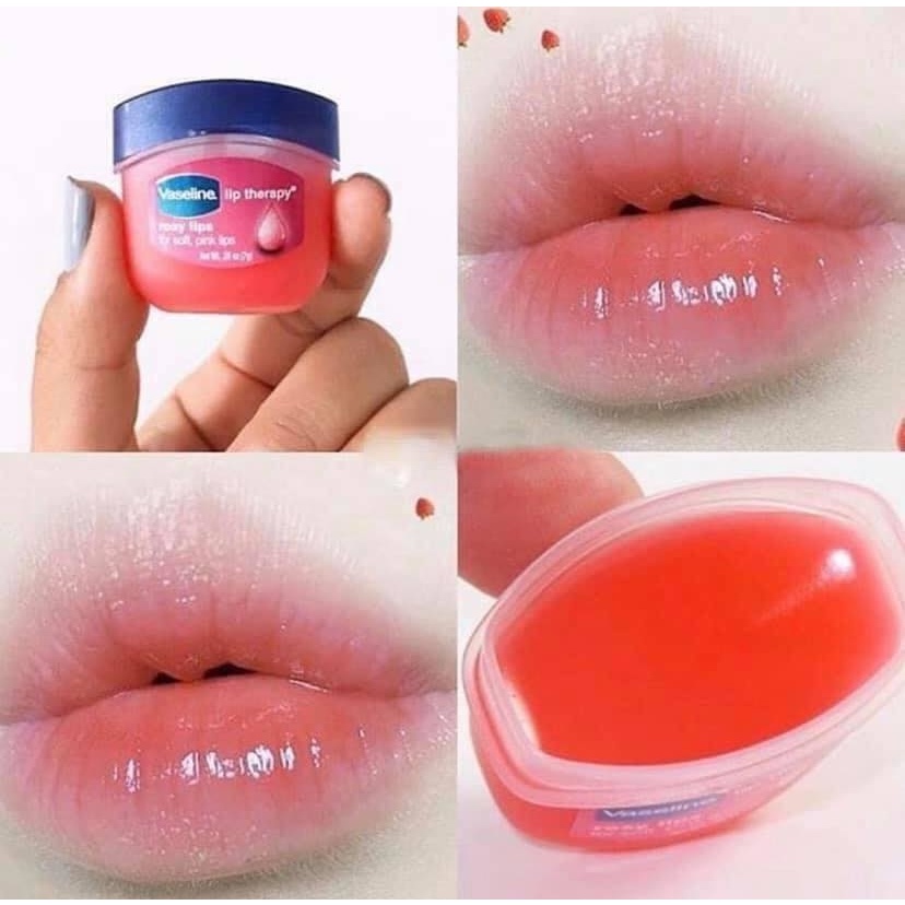 Son dưỡng môi Vaseline mềm mịn chống khô nứt, thâm môi dạng hũ 7gram