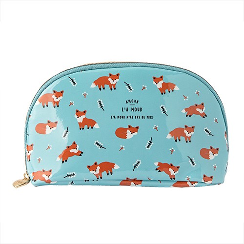 Túi Đựng Đồ ARTBOX Hàn Quốc Hình Bán Nguyệt In Họa Tiết Cáo Dễ Thương