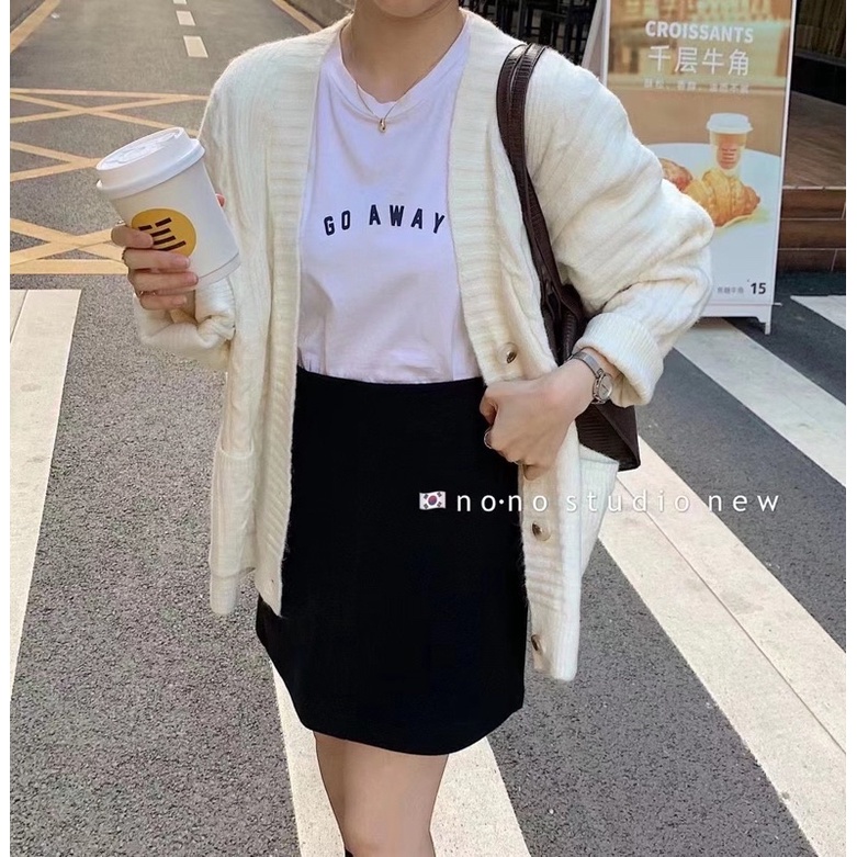 Áo khoác len cardigan vặn thừng LEN clothing 7619 | BigBuy360 - bigbuy360.vn