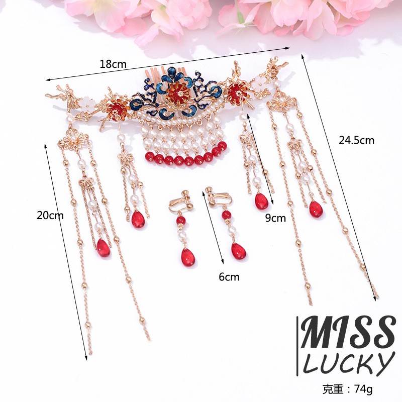 Phụ Kiện Cài Tóc Phong Cách Trung Hoa Sang Trọng Cho Nữ