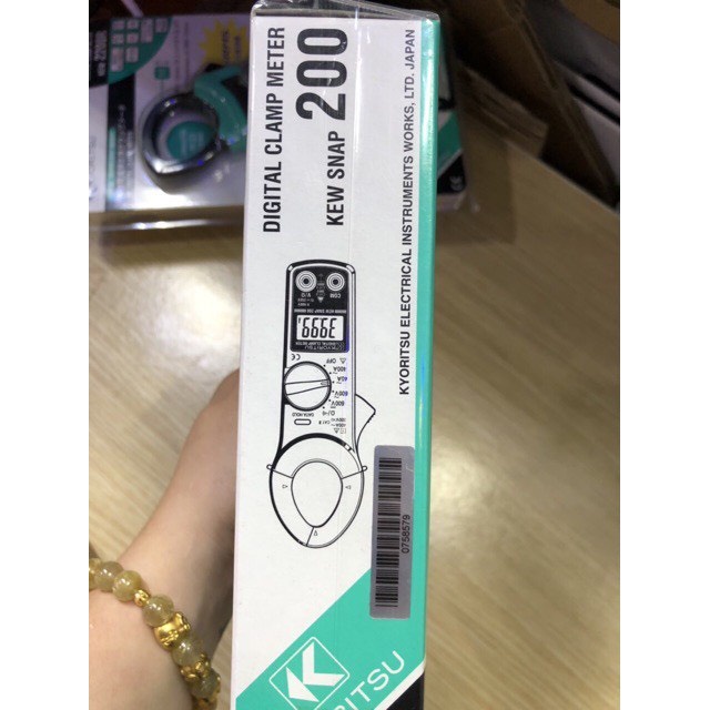 [KYORITSU] Ampe kìm KEWSNAP200 (400A, 600V)