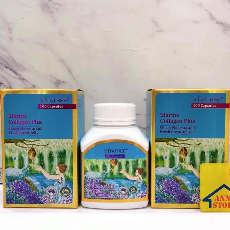 Vitatree Collagen kết hợp Nhau thai cừu và Sữa Ong Chúa