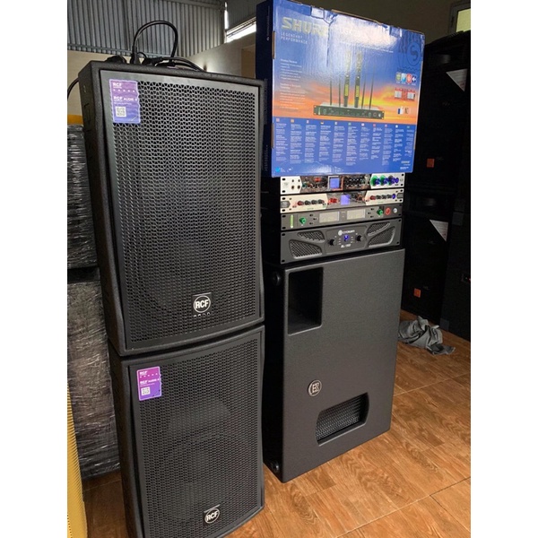 Trọn bộ karaoke gia đình Loa RCF bass 30 đánh nhạc cực hay