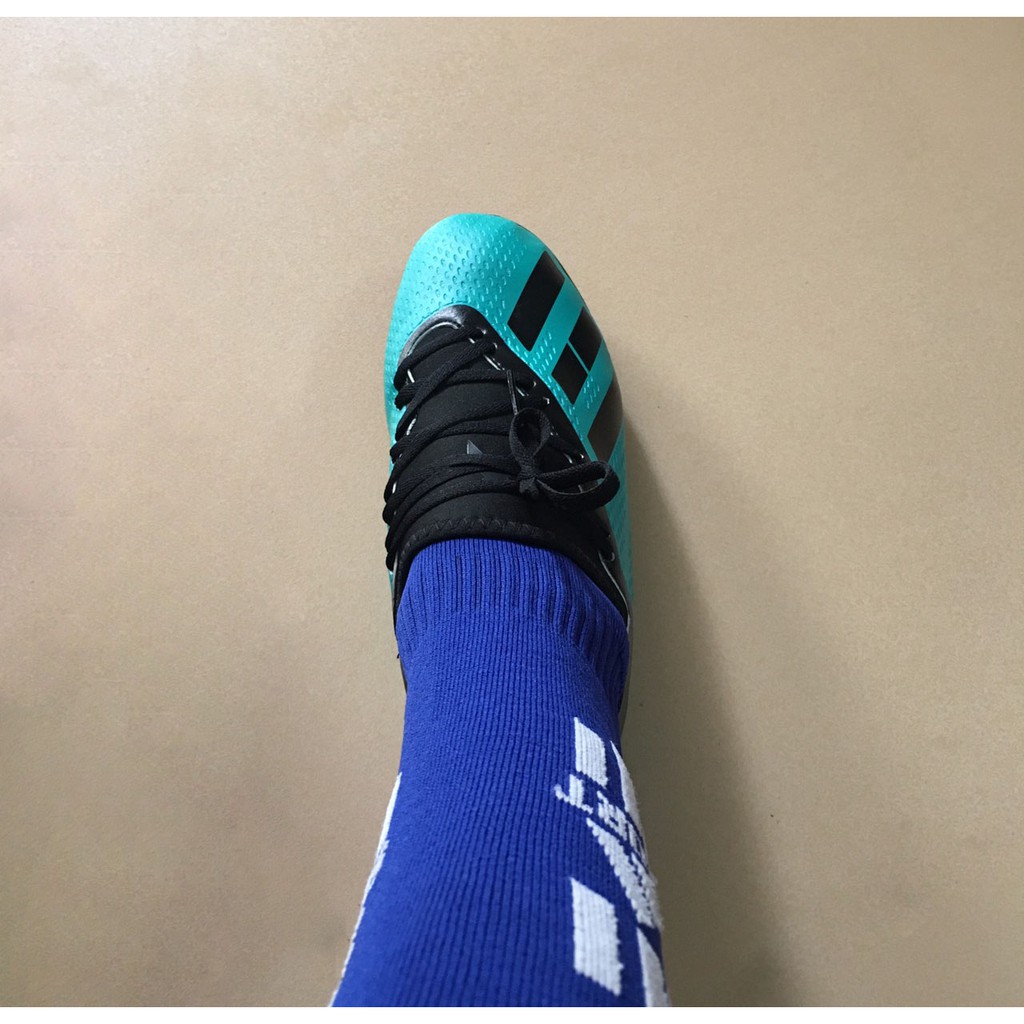 Giày Đá Bóng sân cỏ nhân tạo X18 -Tặng Tất- KHÂU ĐẾ 100% - đế cao su siêu bền.