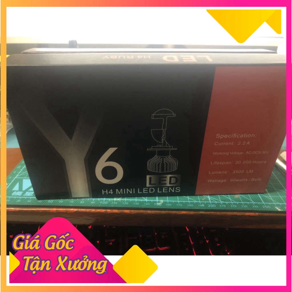 ĐÈN LED BI CẦU MINI CÓ CHỤP CHẮN SÁNG 60W ( giá 1 chiếc)  (Ảnh Sp thật)