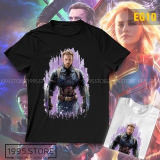 Áo Phông Trơn In Avenger Captain America EG10