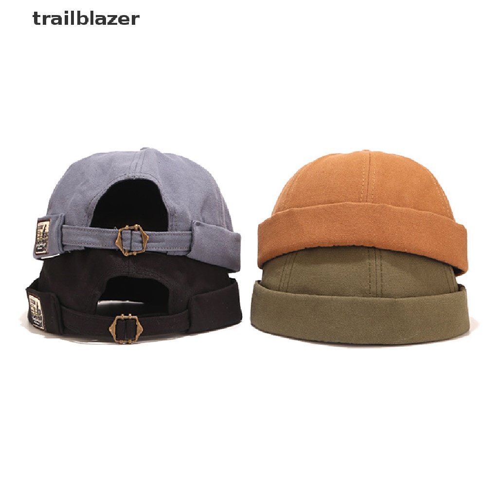 Mũ Len Beanie Da Ngắn Phong Cách Hip Hop Thời Trang Thu Đông