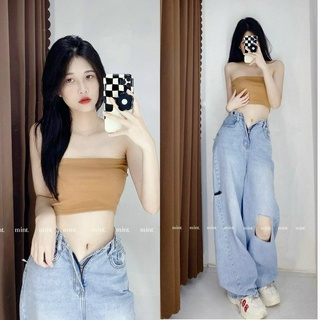 Áo ống trơn chất thun bozip mịn