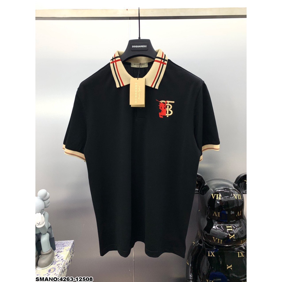 Áo thun nam ngắn tay cổ polo thêu logo BB, vải cotton sang trọng, dày dặn co giãn bốn chiều VBSHOP05