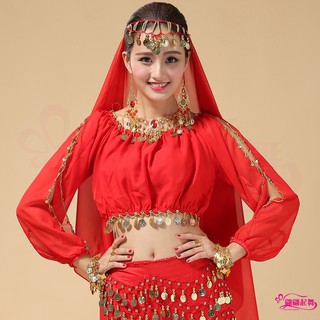 Bộ Trang Phục Biểu Diễn Múa Bụng Phong Cách Ấn Độ