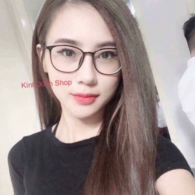 Kính Mắt bầu gọng kim loại tăm mảnh cao cấp