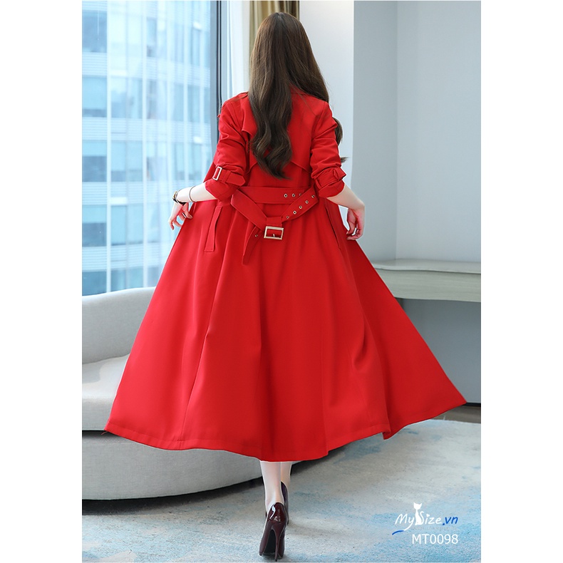 Áo măng tô dáng dài chất liệu Tuyết mưa cao cấp MT0098 - MYSIZE