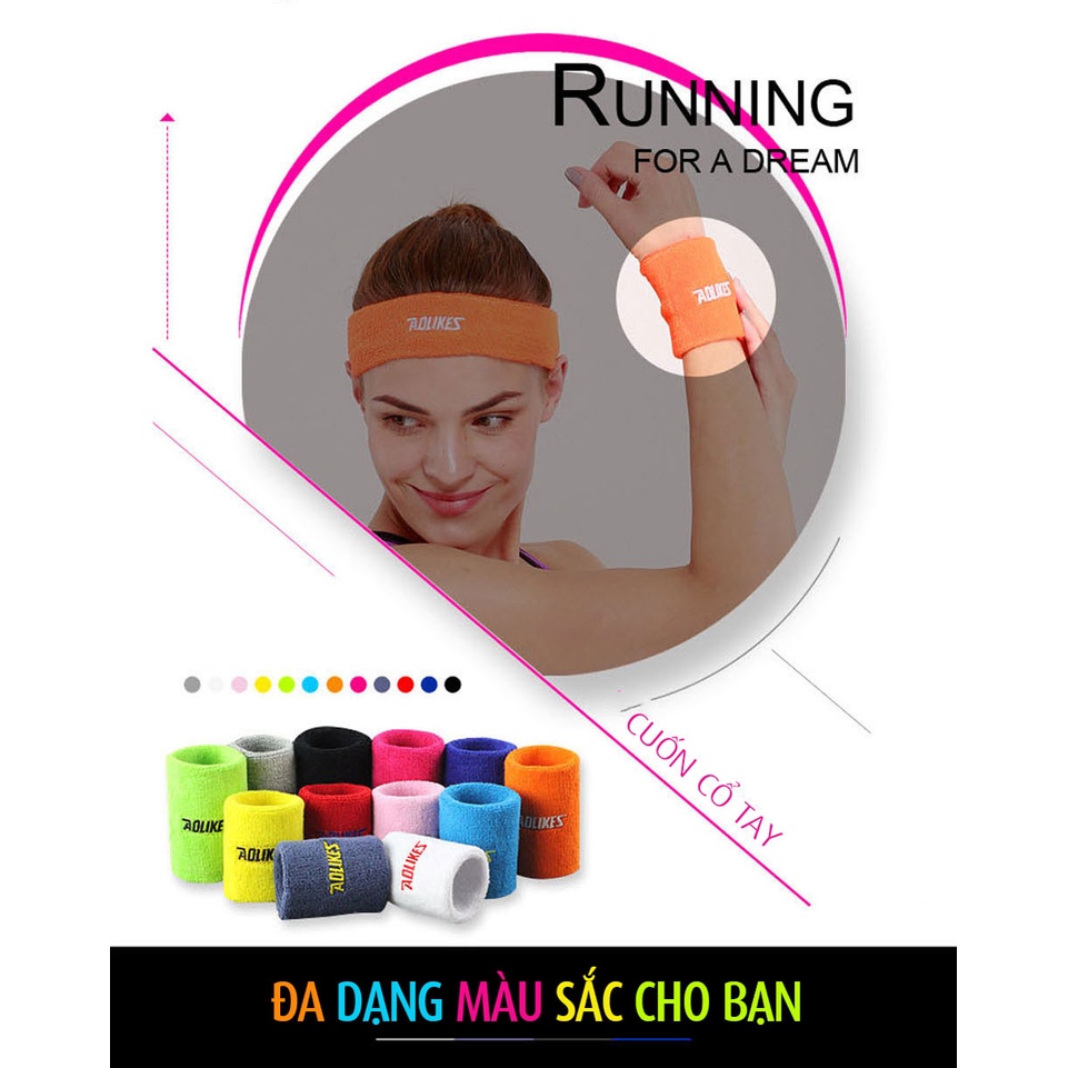 Băng đầu Thể Thao - Headband chặn mồ hôi