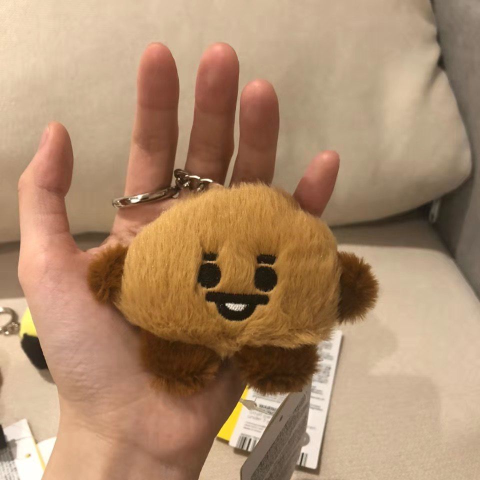 Hoạt Hình Móc Khóa Hình Nhân Vật bt21 Nhồi Bông Đáng Yêu