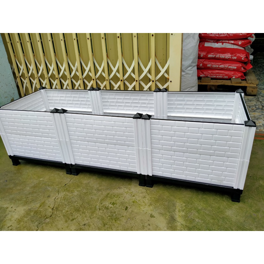 Chậu lắp ghép trồng cây lớn 120x40x50cm