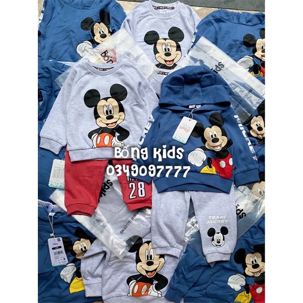 Bộ Nỉ Bé Trai Mickey DN