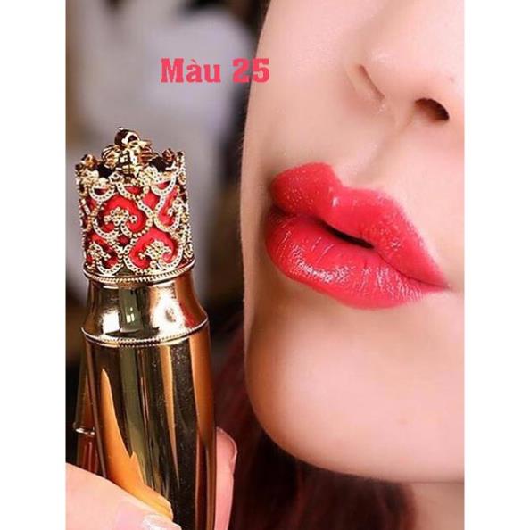 Son lì Whoo Luxury - Son môi hoàng hậu WHOO luxury Lip rouge số 25 hồng cam new