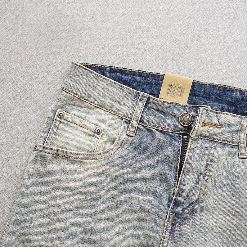 Quần jean nam trơn zipper Lazy Quần jean phối zipper Streetwear đẹp #920 | BigBuy360 - bigbuy360.vn