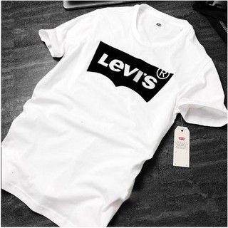 Áo thun nam nữ không cổ chữ Levis