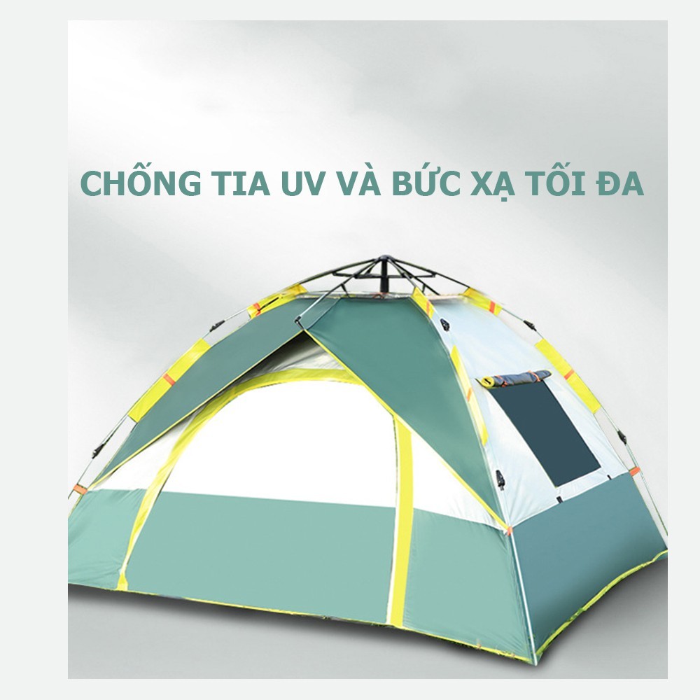 Lều cắm trại dã ngoại lò xo. Lều tự bung cao cấp | BigBuy360 - bigbuy360.vn