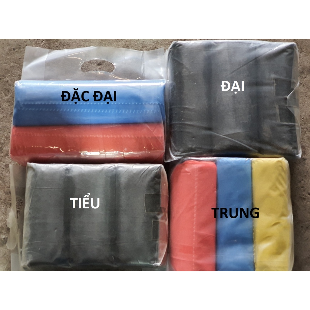 Combo 3 cuộn túi rác đen hoặc màu