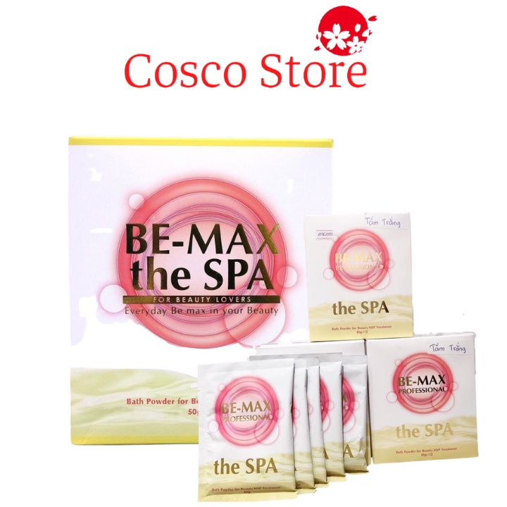 Bột Tắm bemax the spa Nhật Bản lẻ 1 gói 50g