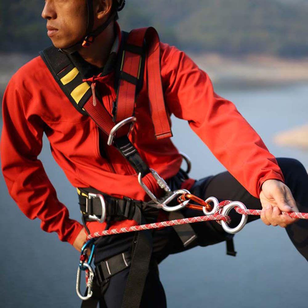 Móc Khóa Carabiner Bằng Nhôm Hình Số 8 Hỗ Trợ Leo Núi