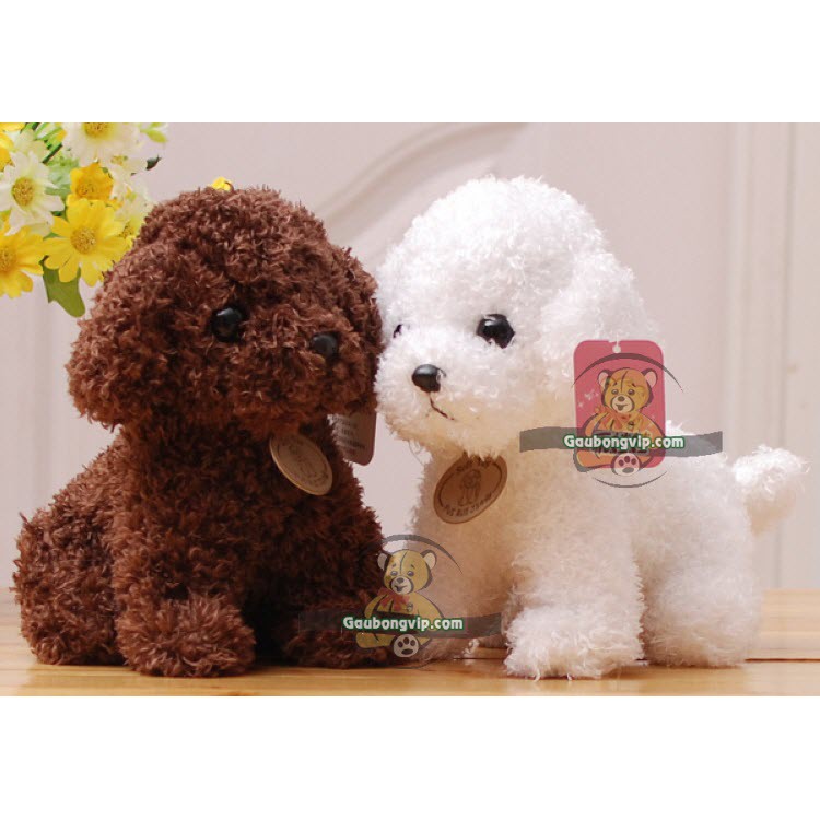 Chó bông Poodle 🔥 CAO CẤP 🔥 gấu bông chó poodle lông xù mềm đẹp như chó thật, làm quà tặng
